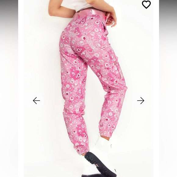 CLASSIC CARE BEARS PINK CARGO PANTS - LIMITED BLACKMILK NWOT SIZE 10 PINK - Picture 4 of 11